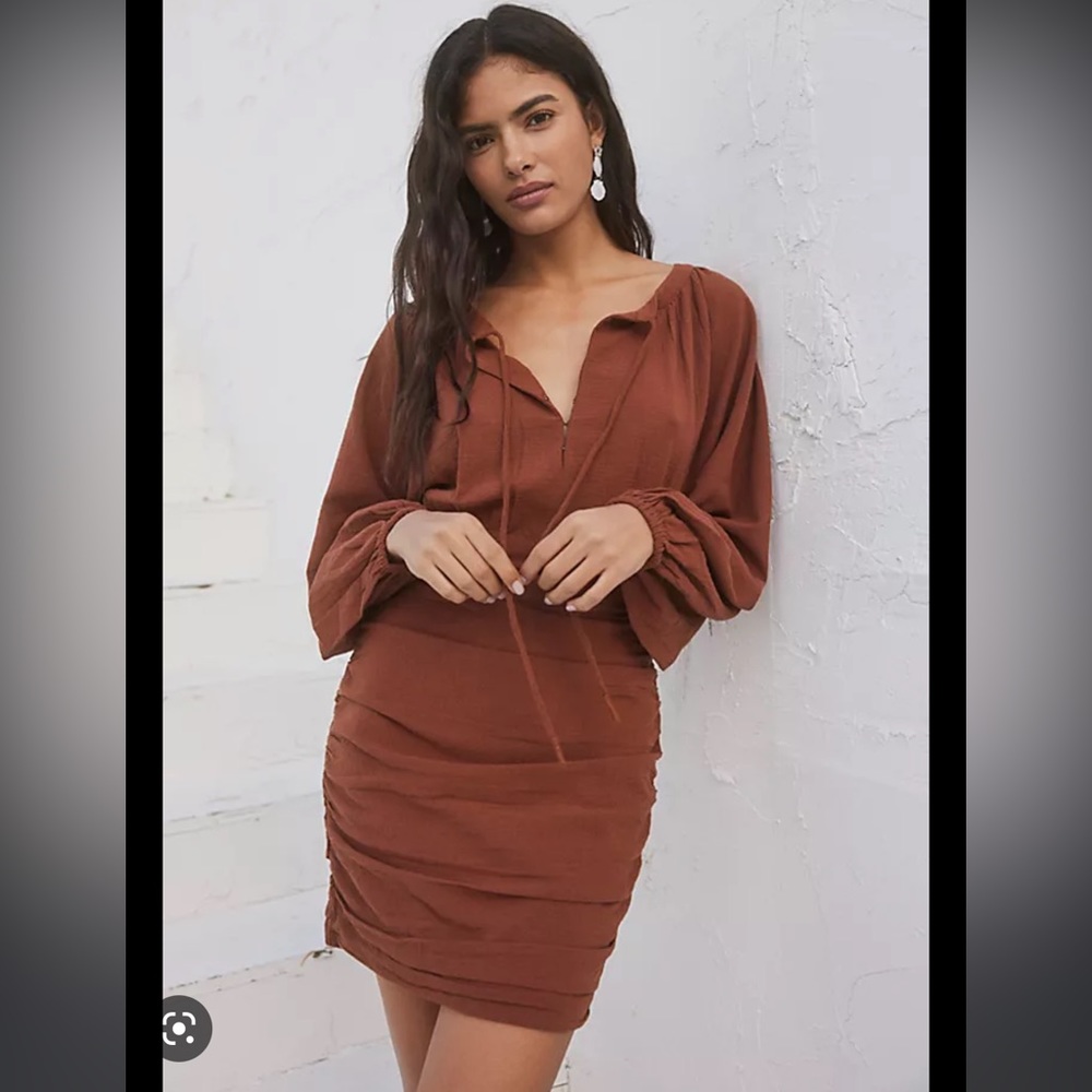 The Only One Mini Dress - S - Desert Topaz